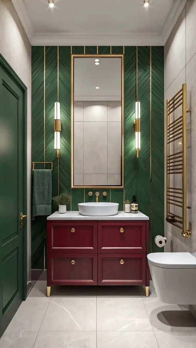 24 Green And Burgundy Bathroom Decor Ideas That Actually Work 2 image 398