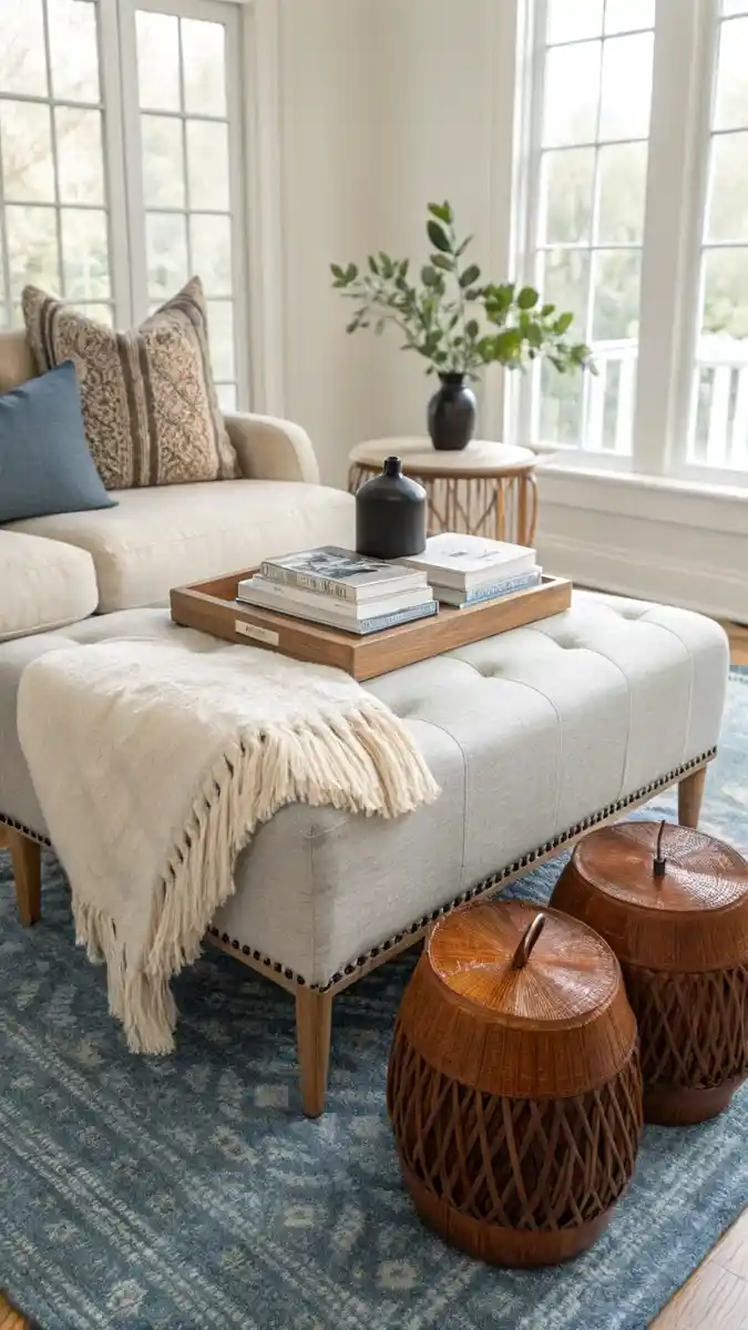 20 Small Living Room Ottoman Coffee Table Styles 19 image 40