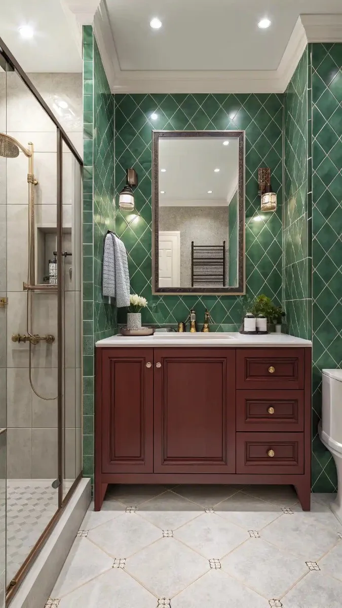 24 Green And Burgundy Bathroom Decor Ideas That Actually Work 4 image 400