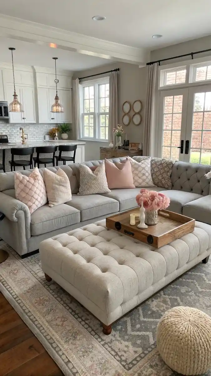 20 Living Room Decor with Ottoman Tips and Layouts 8 image 436