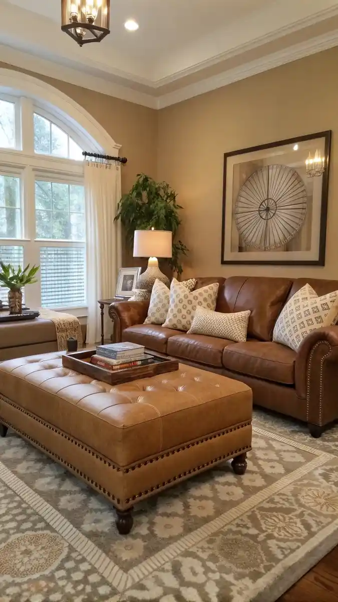20 Living Room Decor with Ottoman Tips and Layouts 11 image 439
