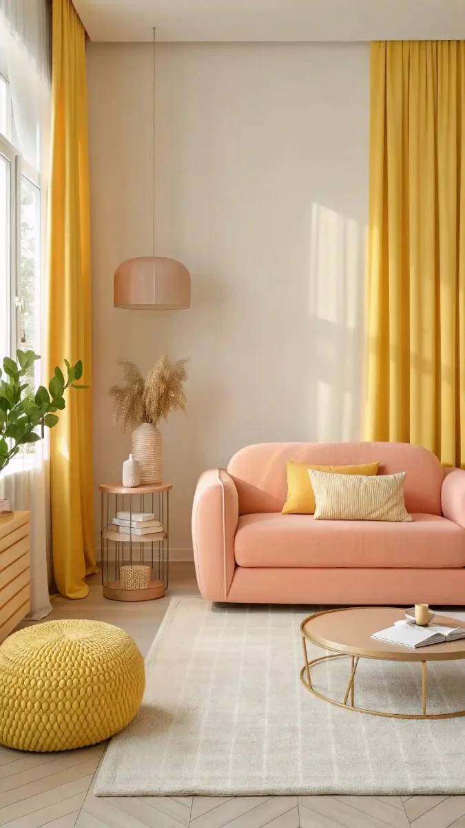 19 Orange and Yellow Living Room Designs You Should See 5 image 472
