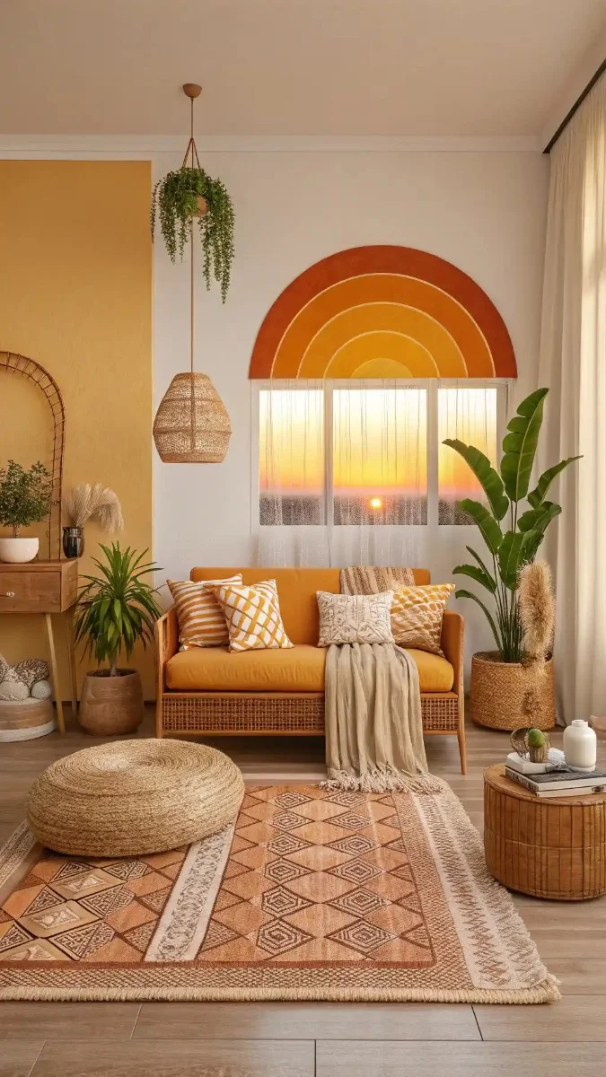 19 Orange and Yellow Living Room Designs You Should See 7 image 474