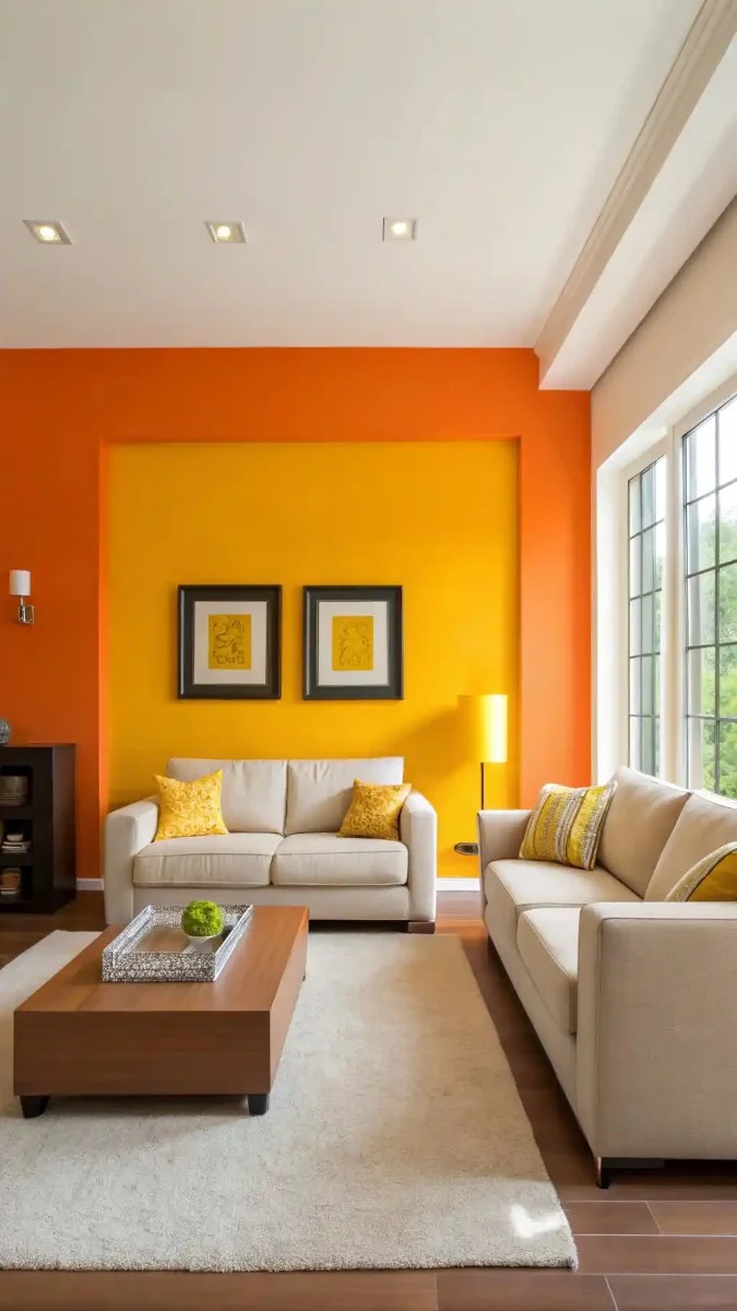 19 Orange and Yellow Living Room Designs You Should See 14 image 481