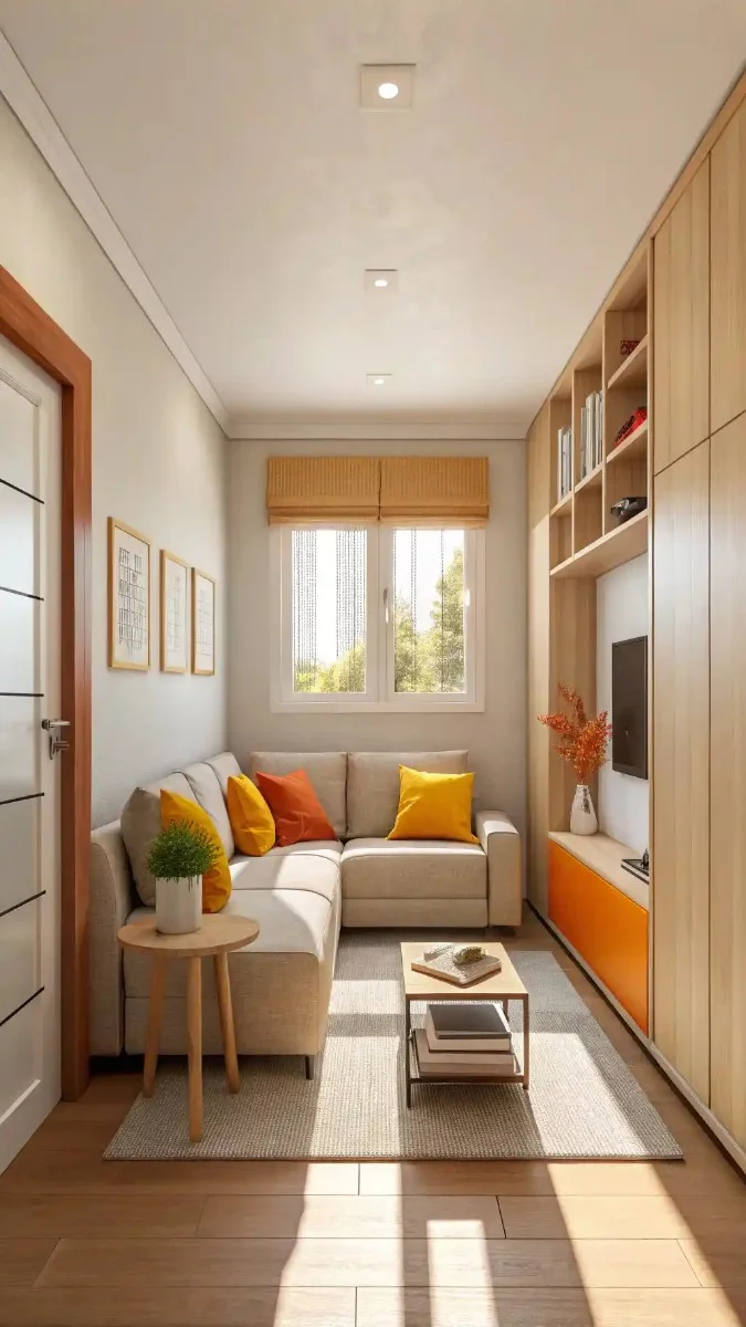 19 Orange and Yellow Living Room Designs You Should See 17 image 484