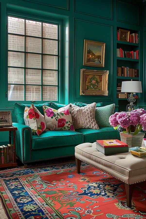 21 Colorful Living Room Ideas for a Modern Makeover 10 image 520