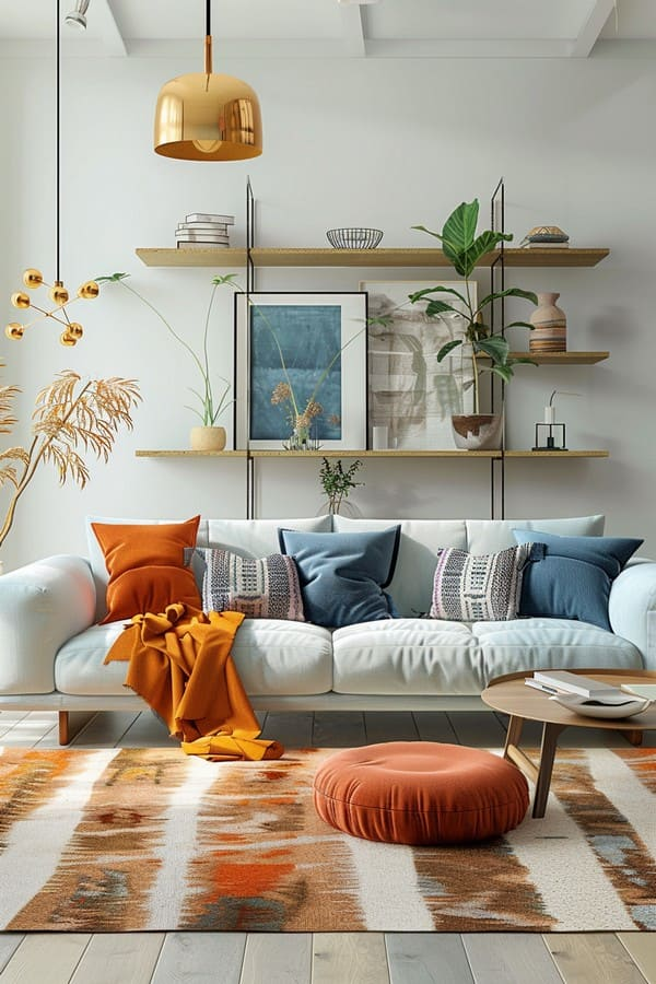 21 Colorful Living Room Ideas for a Modern Makeover 15 image 525