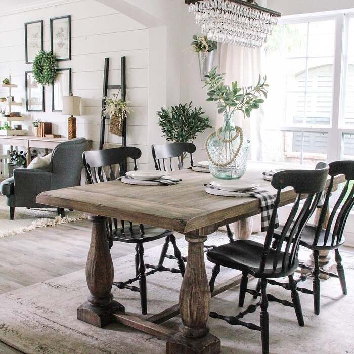 12 Farmhouse Dining Room Table Decor Ideas For Everyday 6 image 587