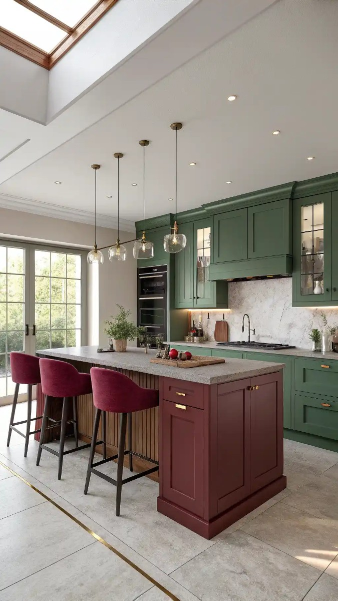 19 Green And Burgundy Kitchen Ideas That Are Trending Now 7 image 601