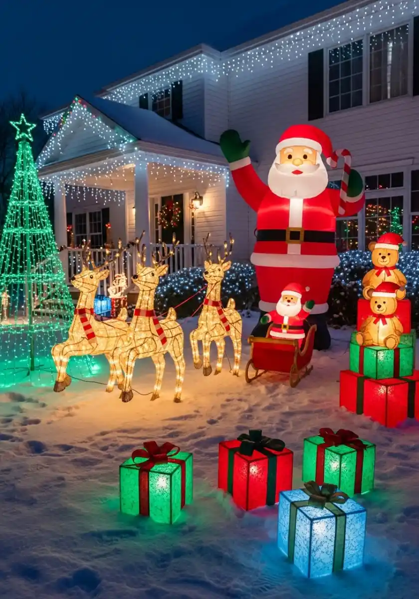 23 Christmas Decor Ideas Outdoor Yard That Wow Your Street 17 image 650
