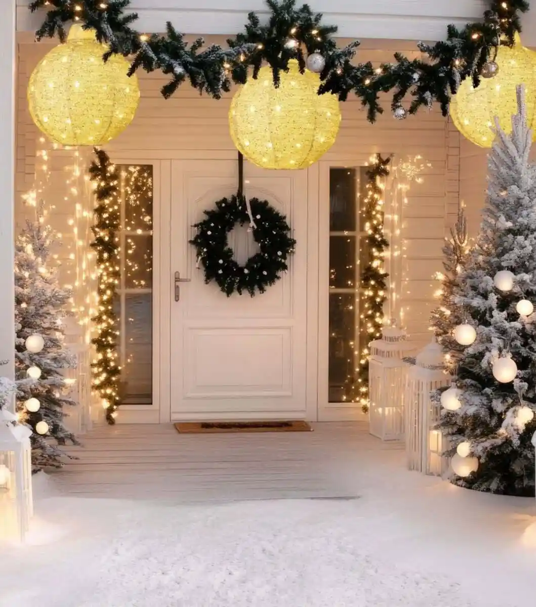 20 Farmhouse Christmas Decor Front Yard Ideas You’ll Love 10 image 775