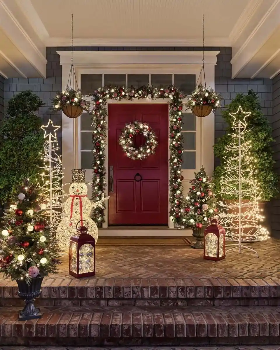 20 Farmhouse Christmas Decor Front Yard Ideas You’ll Love 12 image 777
