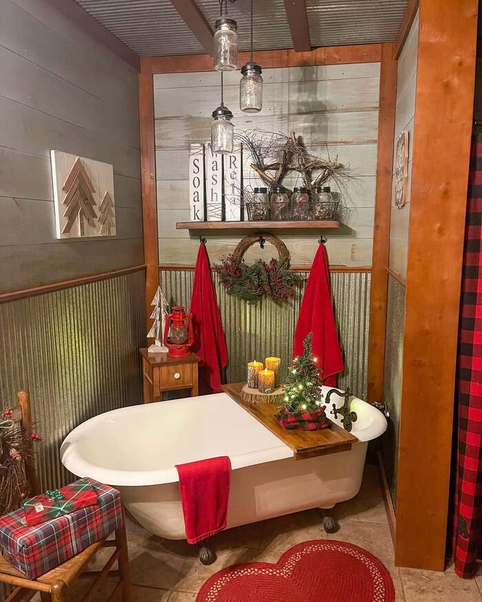 10 Best Rustic Christmas Bathroom Decor for a Warm Winter Look 11 image 796