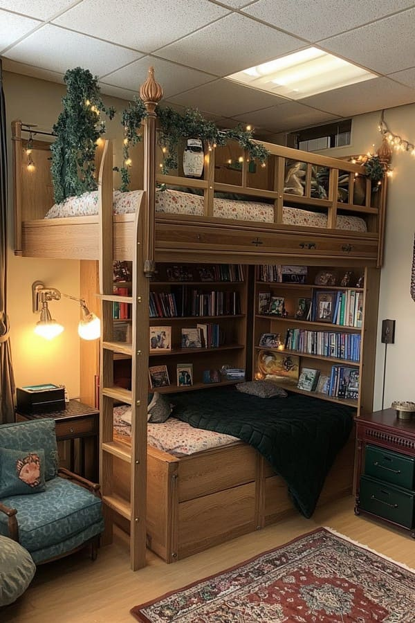 25 Lofted Bed Ideas: Elevate Your Dorm Room to New Heights 6 image 842