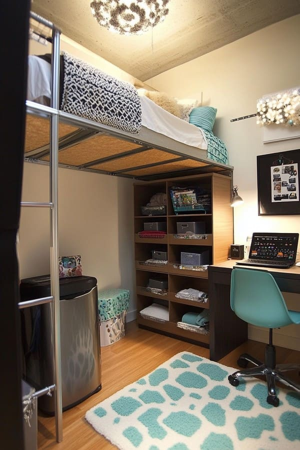 25 Lofted Bed Ideas: Elevate Your Dorm Room to New Heights 7 image 843
