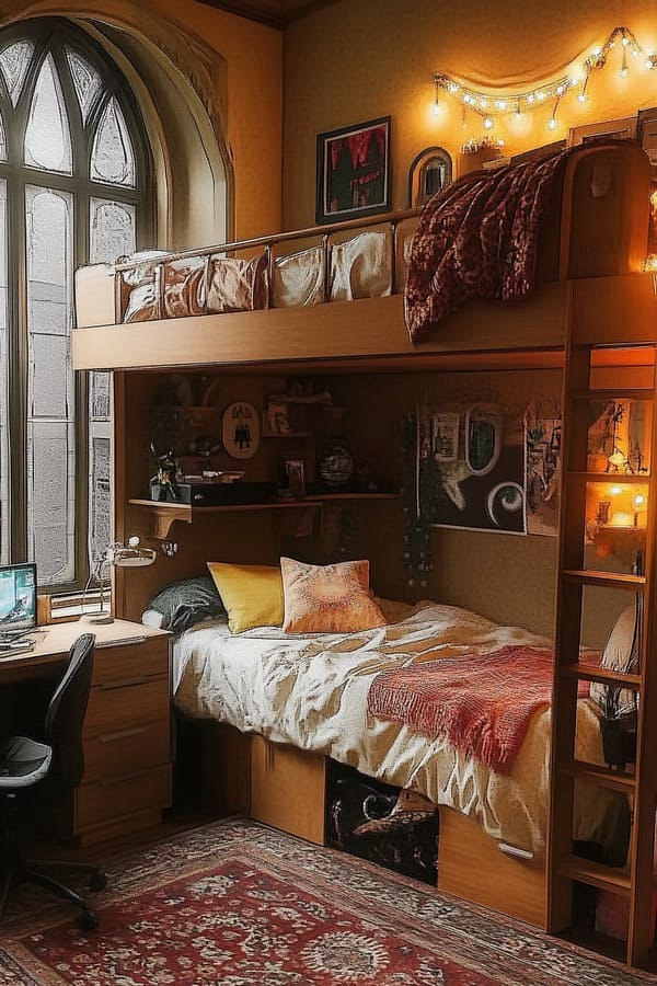 25 Lofted Bed Ideas: Elevate Your Dorm Room to New Heights 10 image 846