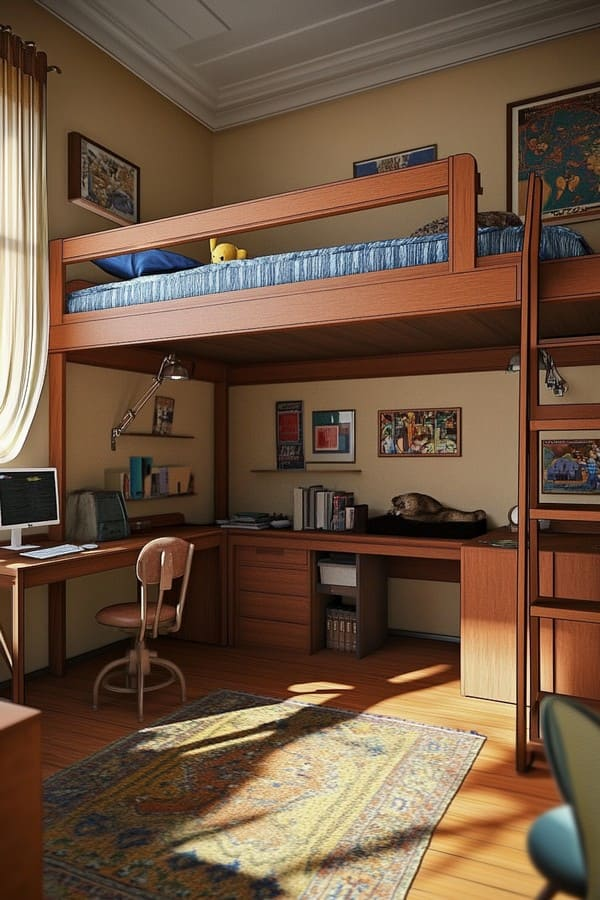 25 Lofted Bed Ideas: Elevate Your Dorm Room to New Heights 12 image 848