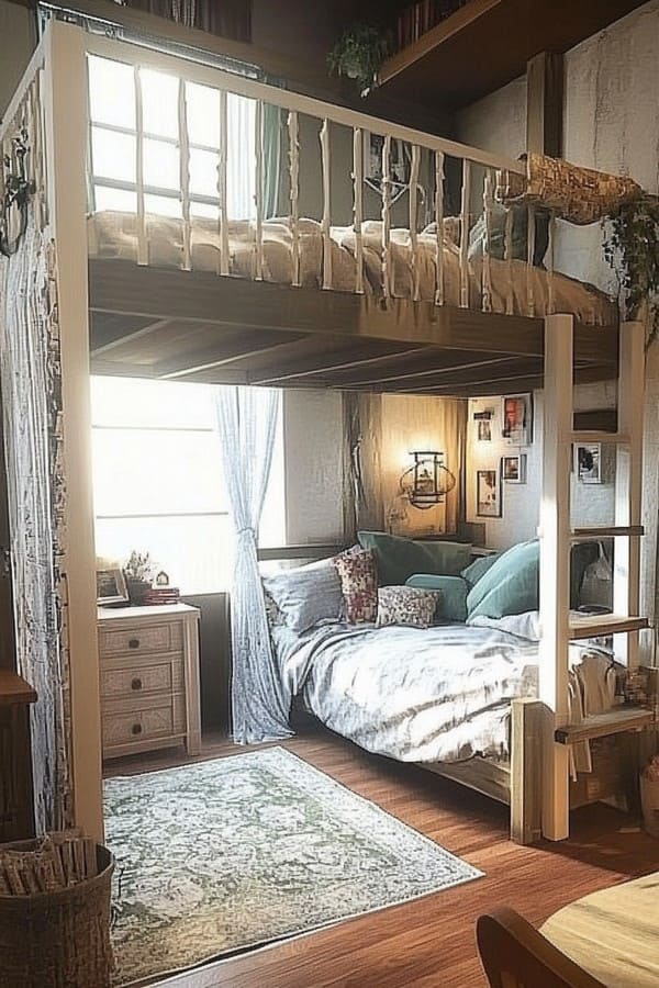 25 Lofted Bed Ideas: Elevate Your Dorm Room to New Heights 15 image 851