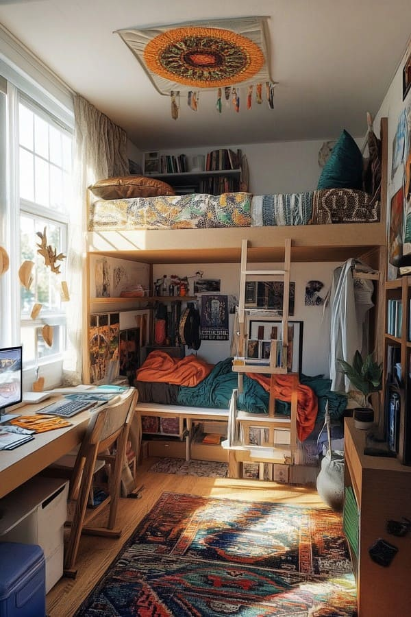 25 Lofted Bed Ideas: Elevate Your Dorm Room to New Heights 18 image 854