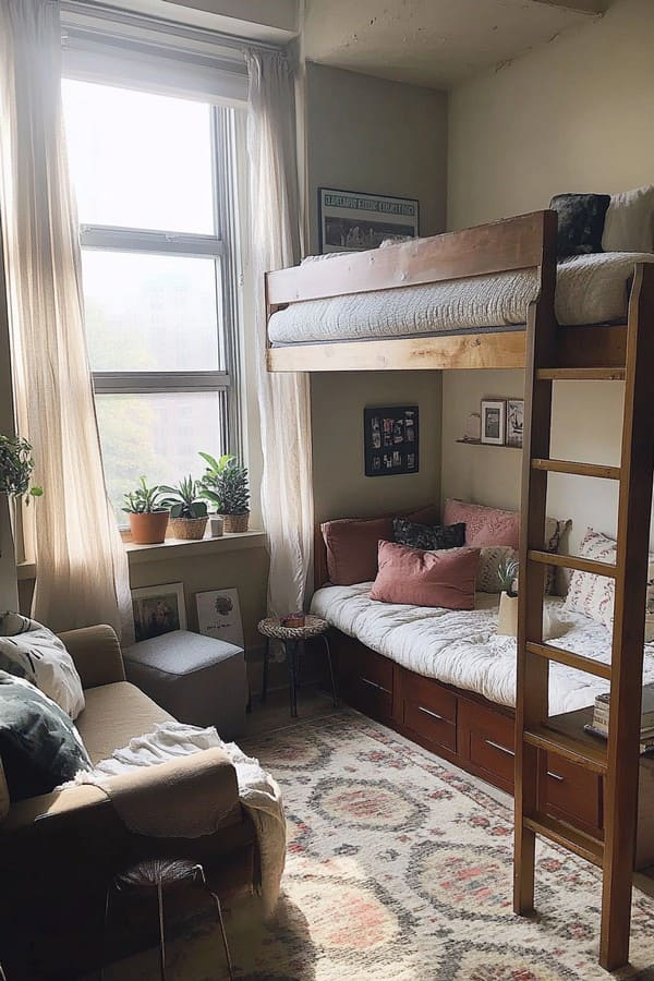 25 Lofted Bed Ideas: Elevate Your Dorm Room to New Heights 25 image 861