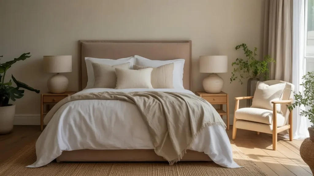 Creating a Calm Oasis: 20 Neutral Bedroom Decor Ideas 7 bedroom