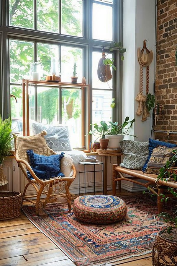 Boho Living Room Ideas to Elevate Your Eclectic Style 2 image 144