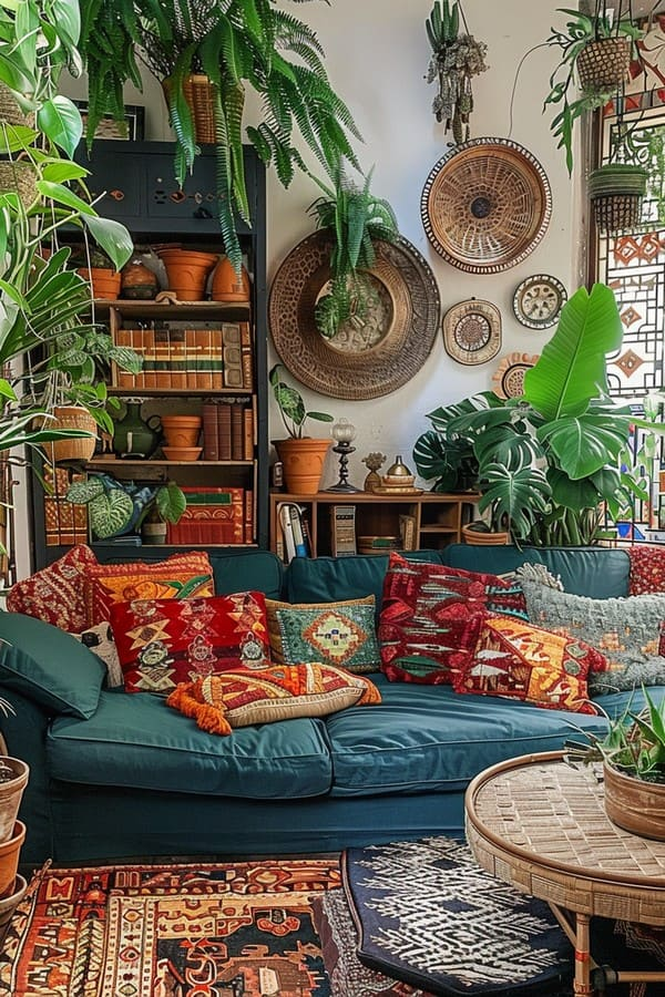 Boho Living Room Ideas to Elevate Your Eclectic Style 11 image 153