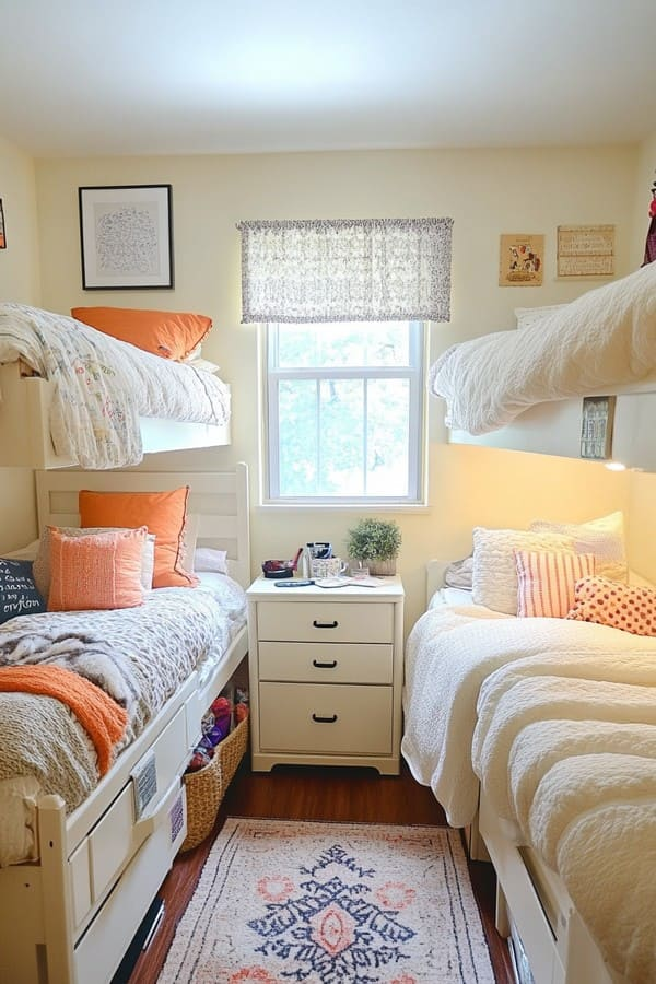 20 Triple Dorm Room Ideas for Maximum Comfort 8 image 49