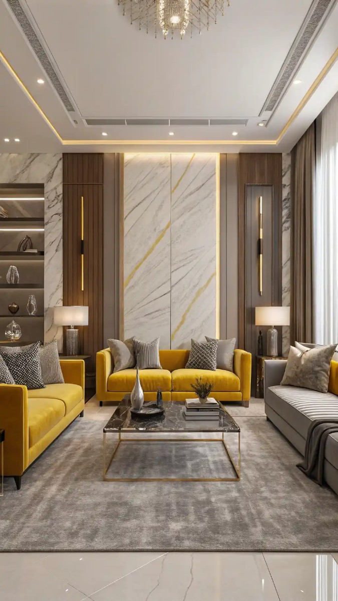 12 Living Room Design Yellow And Grey Ideas 3 image 85