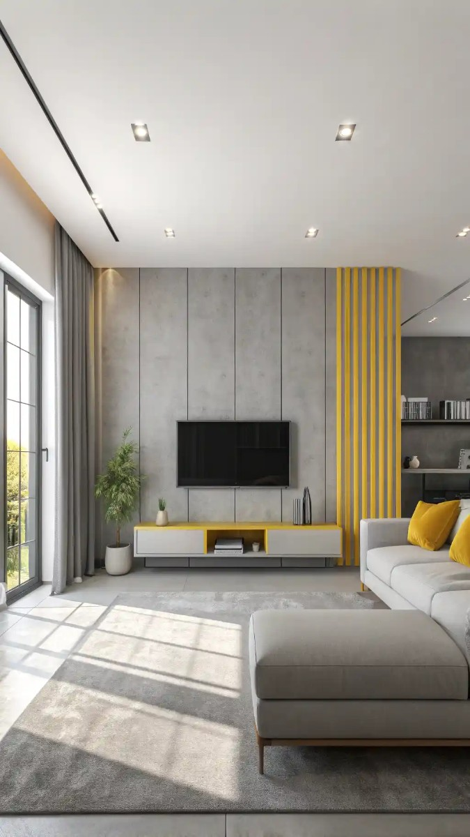 12 Living Room Design Yellow And Grey Ideas 7 image 89