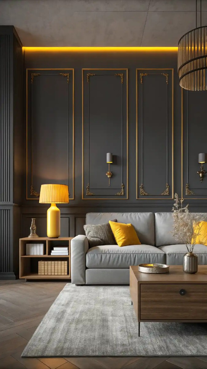 12 Living Room Design Yellow And Grey Ideas 11 image 93