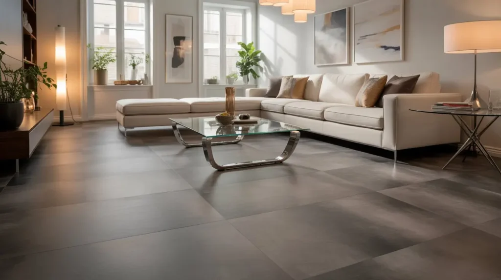 19 Grey Flooring Living Room Designs You’ll Love 2 Living Room