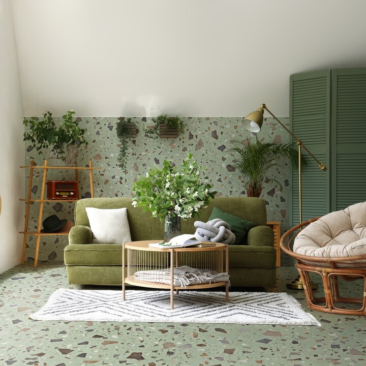 Stylish Terrazzo Flooring Living Room Trendy Ideas 10 image 30