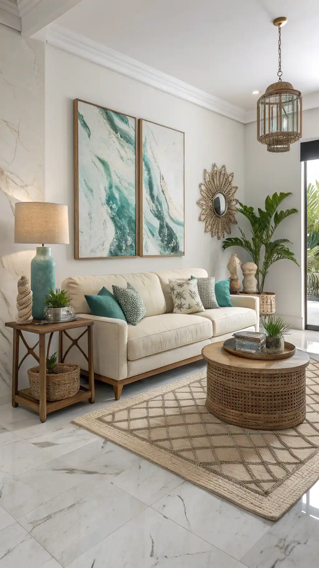 21 White Marble Tiles for Living Room: Elevate Your Space 9 image 7