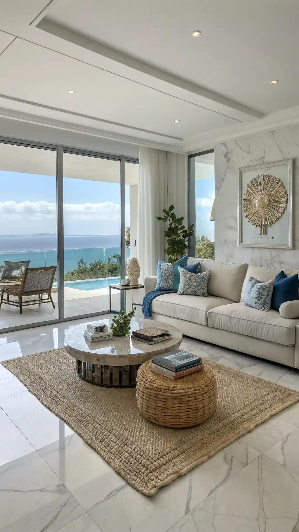 21 White Marble Tiles for Living Room: Elevate Your Space 11 image 9